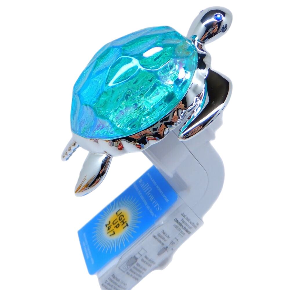 SOLD BATH & BODY WORKS CRYSTAL TURTLE WALLFLOWERS FRAGRANCE PLUG IN NIGHT - Picture 2 of 2